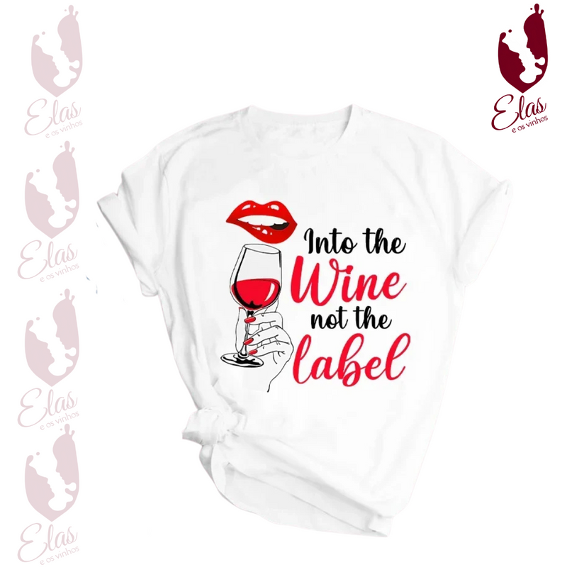 Camiseta Feminina De Estampa De Vinhos - WineLine