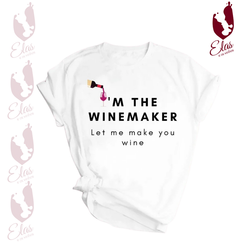 Camiseta Feminina De Estampa De Vinhos - WineLine