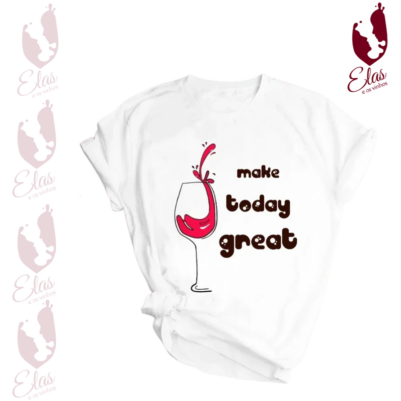 Camiseta Feminina De Estampa De Vinhos - WineLine