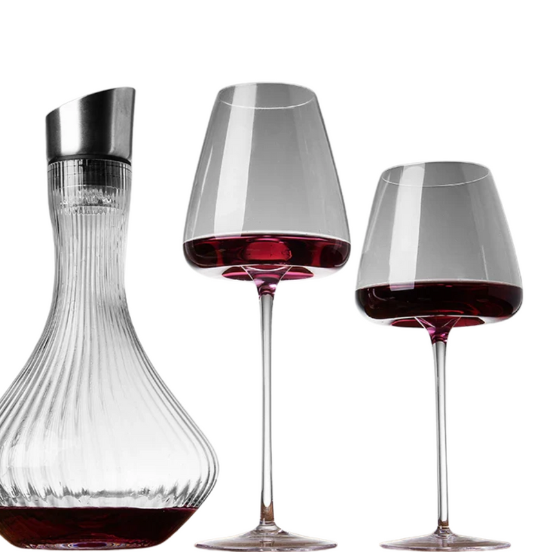 Kit de 2 Taças Haste Longa De Vinho Tinto Ultra - Finee®