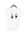 Camiseta Manga Curta Café & Vinho - LineWine