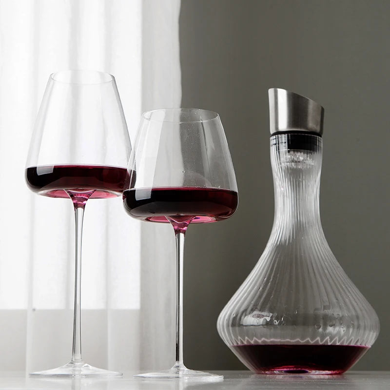 Kit de 2 Taças Haste Longa De Vinho Tinto Ultra - Finee®