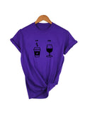 Camiseta Manga Curta Café & Vinho - LineWine