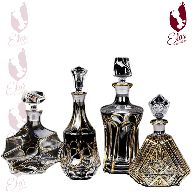 Decanters  para Vinhos & Whisky Decanté - Line Gold®